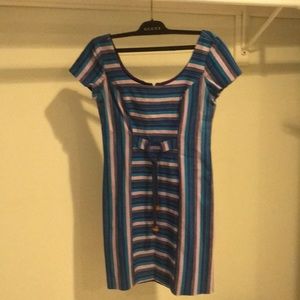 Cynthia Rowley vintage dress w/ details at waist.